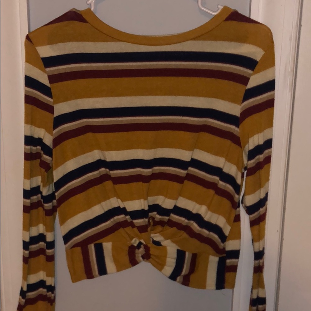 Long sleeve striped shirt